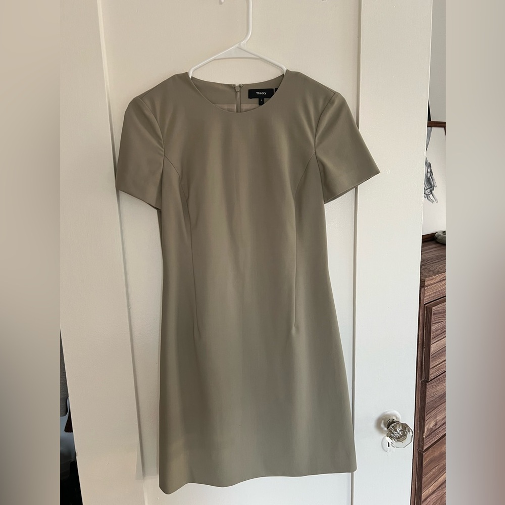 Theory Short Sleeve Mini Dress